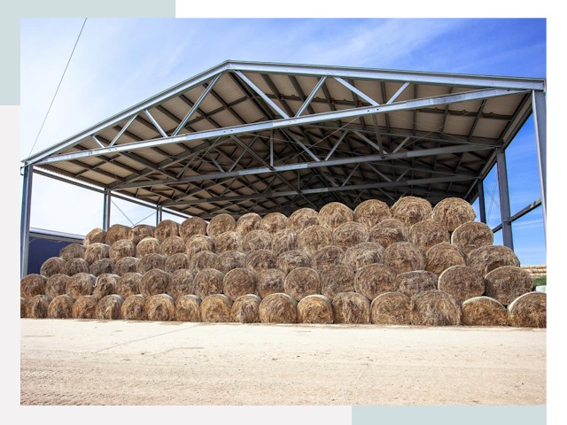 Строительство сенохранилищ в Михайловка от 610 руб.