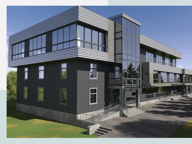 Административные здания в Михайловке