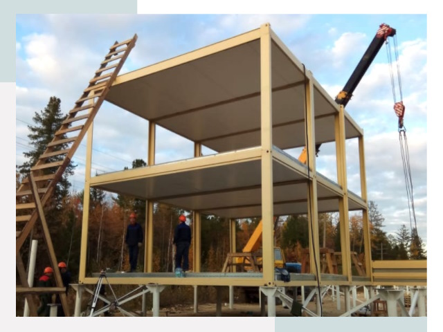 Строительство модульных здания Михайловка