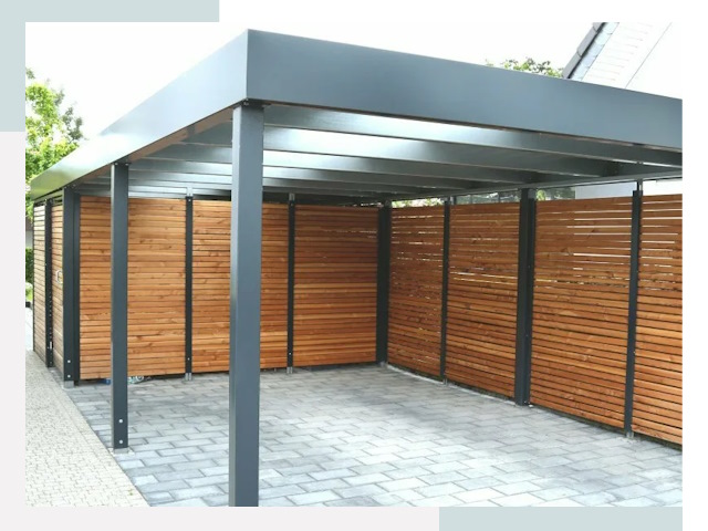 Навесы для парковки в Михайловке