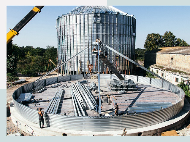 Силосы для зерна в Михайловка от 610 руб. - Надёжное хранение