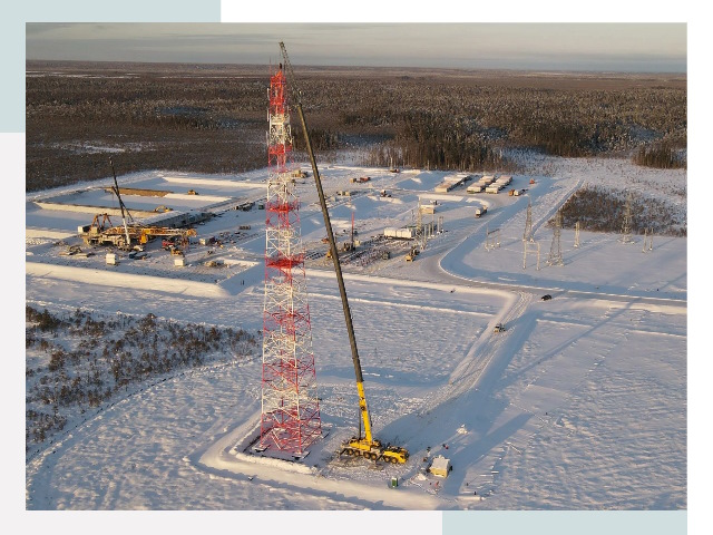 Мачты связи в Михайловке