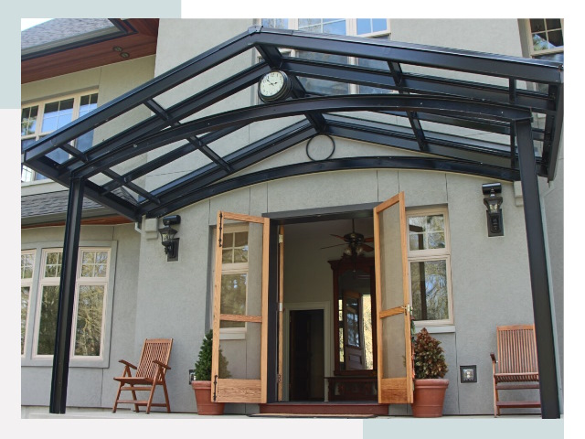 Козырьки металлические в Михайловке