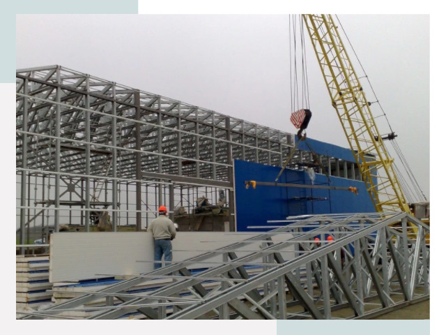 Монтаж ангаров в Михайловке